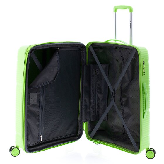 Gladiator 0800 4 kółka Walizka 65 cm z plisą rozprężną