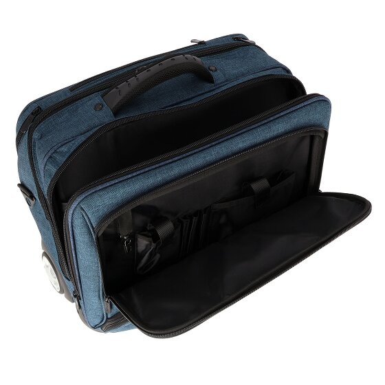 Dermata 2 kółka Walizka biznesowy 41 cm Komora na laptopa