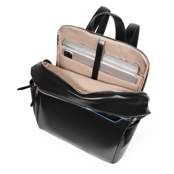 Piquadro Blue Square Plecak Ochrona RFID Skórzany 37 cm Komora na laptopa