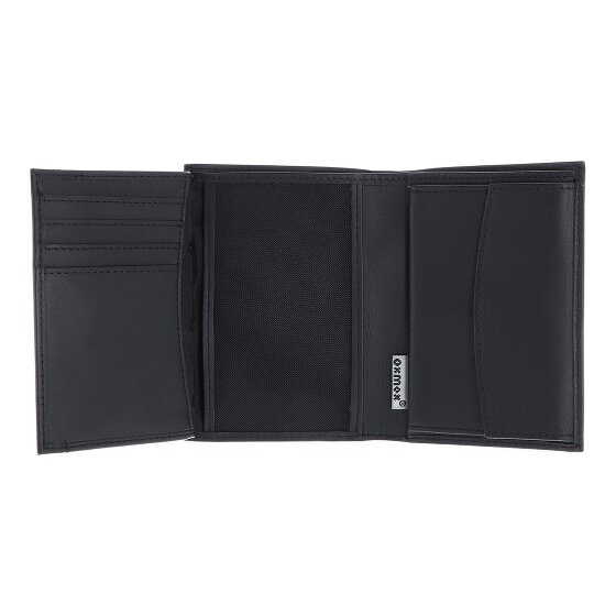 oxmox Leather Portfel Ochrona RFID Skóra 13 cm