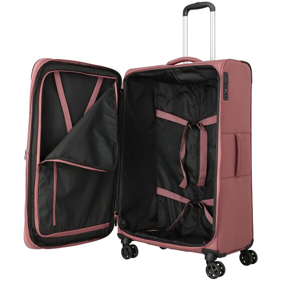 Travelite Kick Off 4 kółka Walizka L 78 cm z funkcją poszerzenia