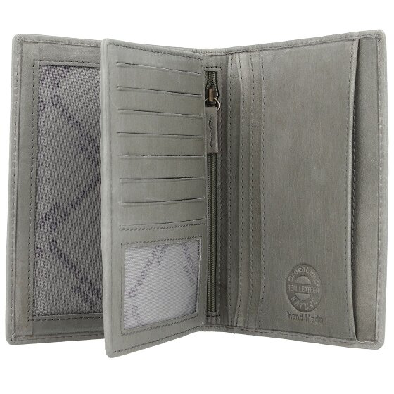 Greenland Nature Miękkie kolorowe etui na paszporty RFID Leather 12 cm