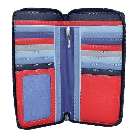 Mywalit Duża podwójna portmonetka skórzana 18 cm