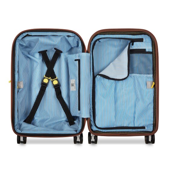 Delsey Paris Carrousel 2 4 kółka Walizka kabinowy 55 cm z plisą rozprężną