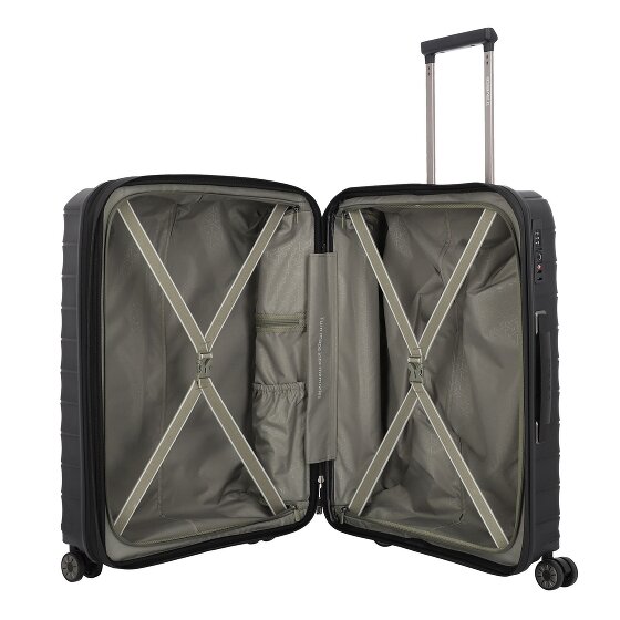 Travelite Mooby 4 kółka Zestaw walizek 3-części z plisą rozprężną