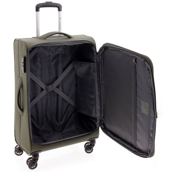 Gladiator 3700 4 kółka Walizka 66 cm z plisą rozprężną