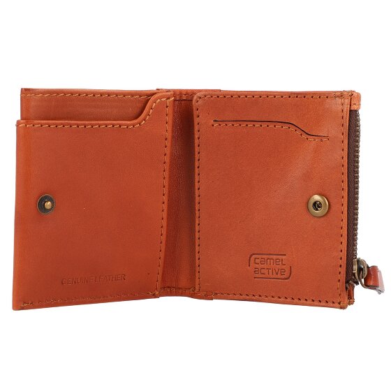 camel active Ładny skórzany portfel RFID 8 cm
