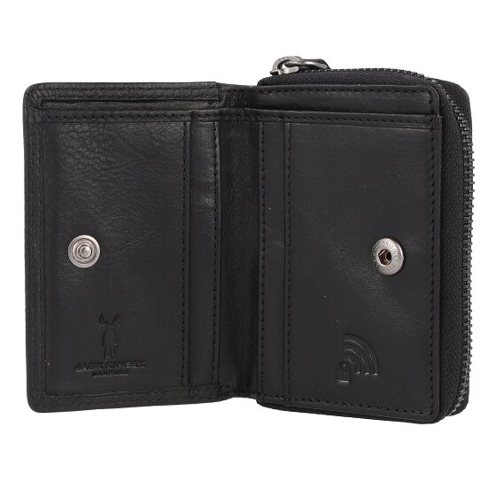 Jack Kinsky Montreal Portfel Ochrona RFID Skórzany 11 cm