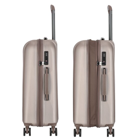 Polestream Moonrock 4 kółka Walizka 69 cm z plisą rozprężną