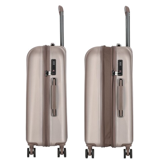 Polestream Moonrock 4 kółka Walizka 69 cm z plisą rozprężną