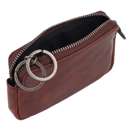 Leonhard Heyden Roma Portfel z kluczem Skórzany 13 cm