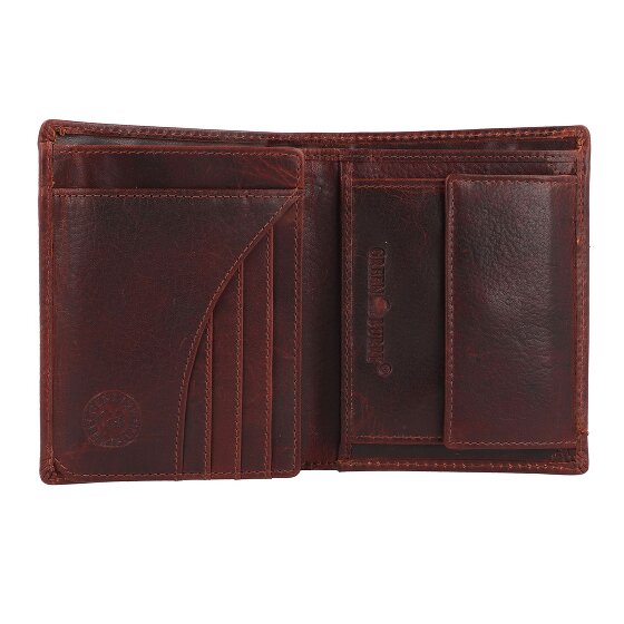 Greenburry Rugged Portfel Ochrona RFID Skórzany 12.5 cm