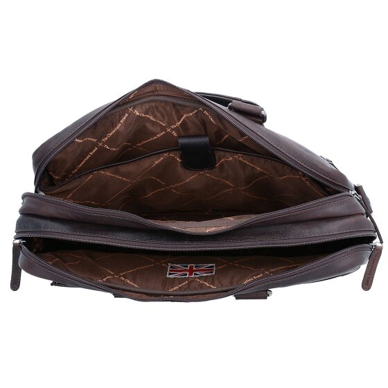 The Chesterfield Brand Wax Pull Up Teczka Skórzany 40 cm Komora na laptopa