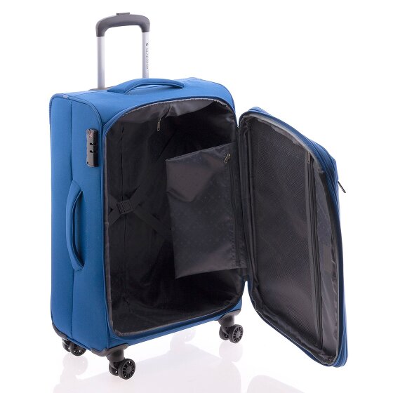 Gladiator 3700 4 kółka Walizka 66 cm z plisą rozprężną