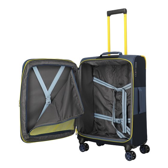 Travelite Color Craze 4 kółka Zestaw walizek 3-części z funkcją poszerzenia