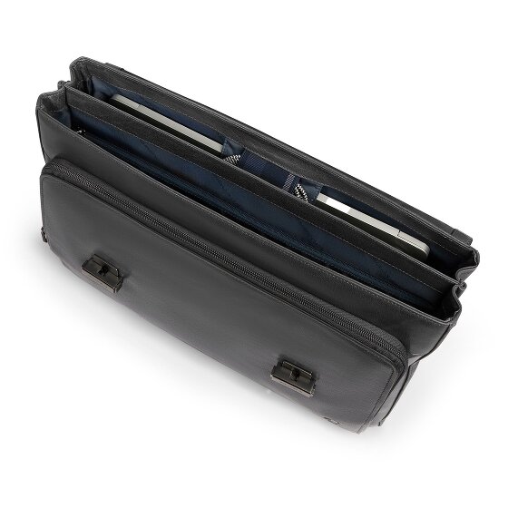 Piquadro Solm Teczka Skóra 42 cm Komora na laptopa