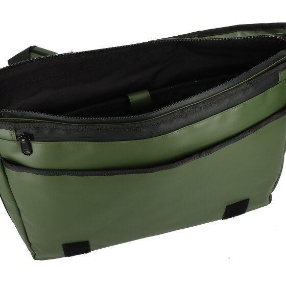 Greenburry Upcycled Tarpaulin Posłaniec 40 cm Komora na laptopa