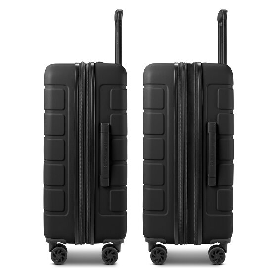 Saxoline Miami 4 kółka Walizka M 65 cm z plisą rozprężną