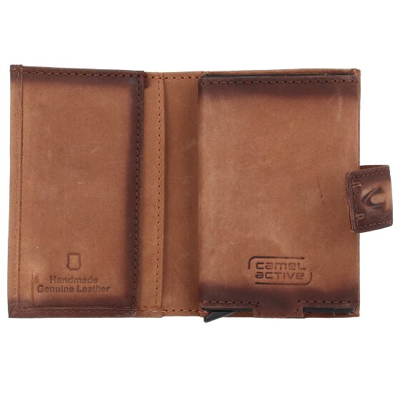 camel active Dallas Etui na karty kredytowe Ochrona RFID Skórzany 7 cm