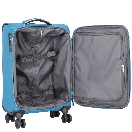 d&n Travel Line 9204 4 kółka Walizka kabinowa 55 cm