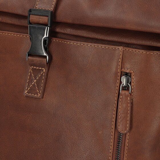 Jack Kinsky Porto Plecak Skórzany 43 cm Komora na laptopa