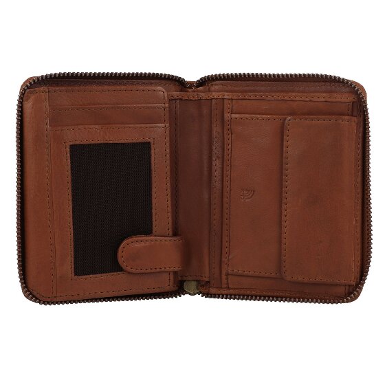 Greenburry Colombiana Portfel Ochrona RFID Skórzany 10.5 cm