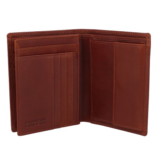 Greenburry Vintage Portfel Ochrona RFID Skórzany 10 cm