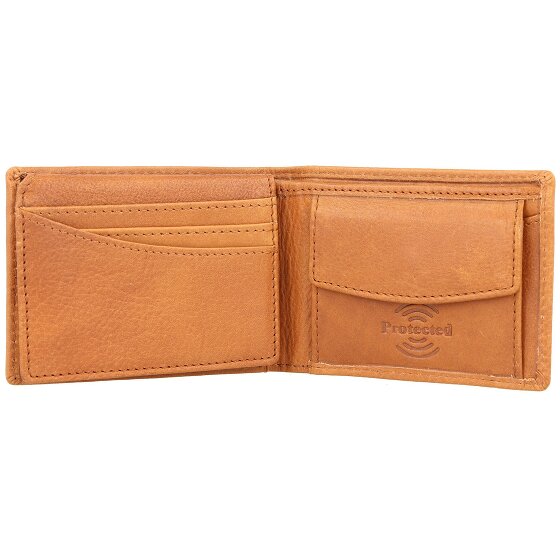 Greenland Nature GreenLand NATURE Portfel Ochrona RFID Skórzany 10 cm