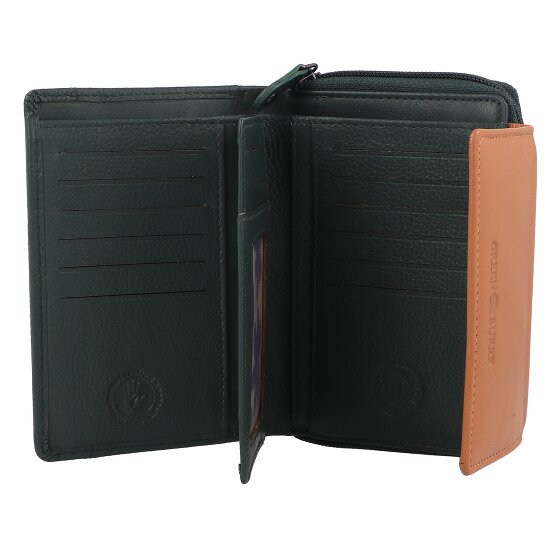 Greenburry Nappa Portfel Ochrona RFID Skórzany 14 cm