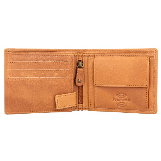 Greenland Nature GreenLand NATURE Portfel Ochrona RFID Skórzany 12 cm