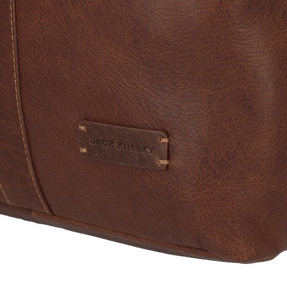 Jack Kinsky Porto Plecak Skórzany 37 cm Komora na laptopa