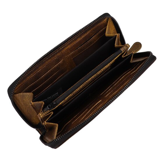 Greenburry Destressed Portfel Ochrona RFID Skórzany 19 cm