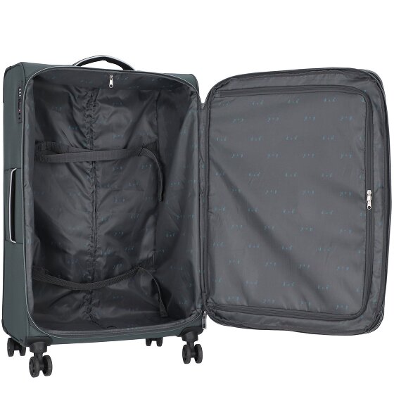 d&n Travel Line 9204 4 kółka Walizka L 76 cm z plisą rozprężną