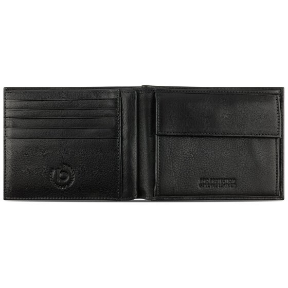bugatti Nome Portfel Ochrona RFID Skórzany 12 cm