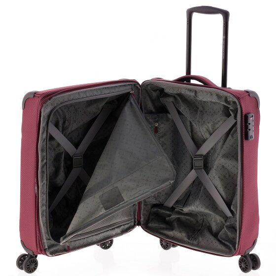 Gladiator 4700 4 kółka Walizka kabinowy 55 cm z plisą rozprężną