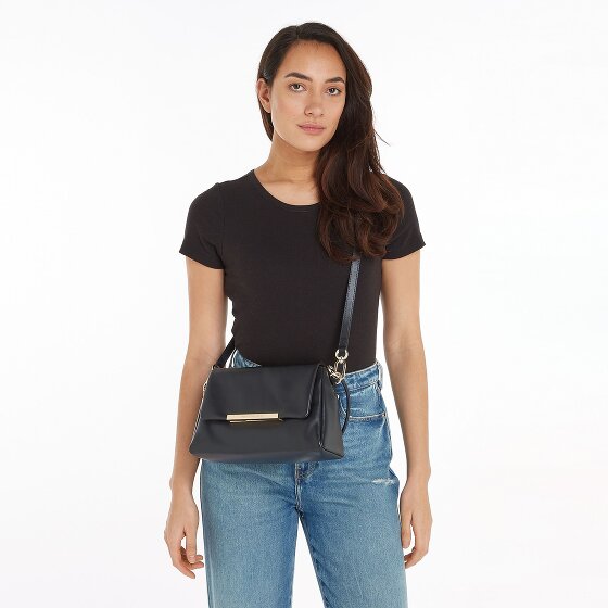 Tommy Hilfiger TH Plaque Torba na ramię Skórzany 26 cm