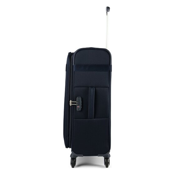 Samsonite Citybeat 4 kółka Walizka 66 cm z plisą rozprężną