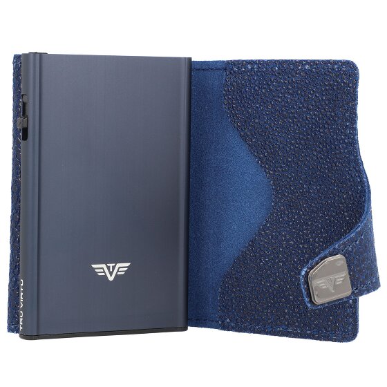 Tru Virtu Etui na karty kredytowe Click & Slide Portfel RFID Skóra 6,5 cm