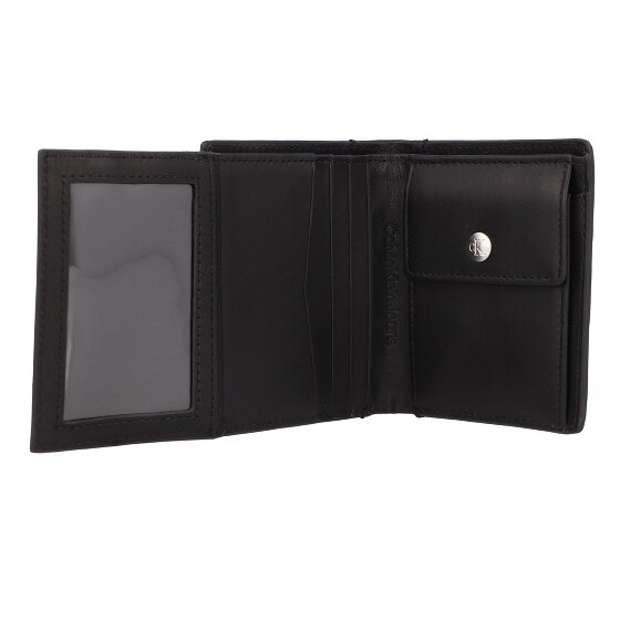 Calvin Klein Jeans Mono Portfel Ochrona RFID Skórzany 9.5 cm