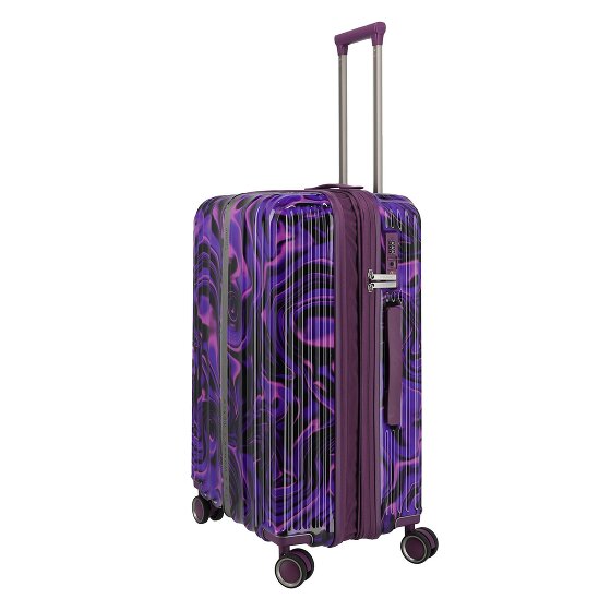 Travelite Lascana Edition 4 kółka Walizka M 65 cm z plisą rozprężną