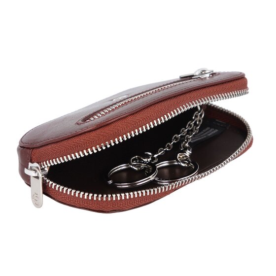 Esquire Toscana Portfel z kluczem Skórzany 11.5 cm