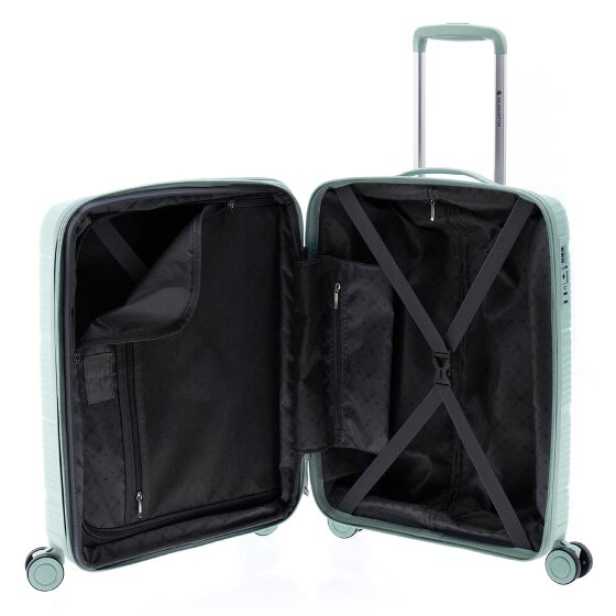 Gladiator 0800 4 kółka Walizka kabinowy 55 cm z plisą rozprężną