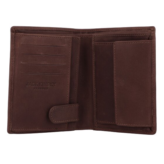 Jack Kinsky Aruba Portfel Ochrona RFID Skórzany 12.5 cm