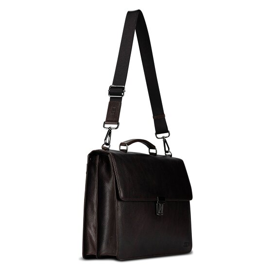 Jost London Teczka Skóra 40 cm Komora na laptopa