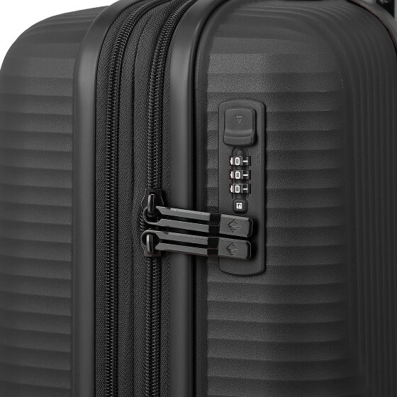 Travelite Air Stripe 4 kółka Walizka kabinowa S 55 cm z funkcją poszerzenia