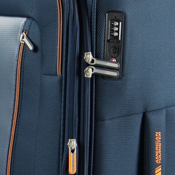 American Tourister Aktivus 4 kółka Zestaw walizek 3-części z plisą rozprężną