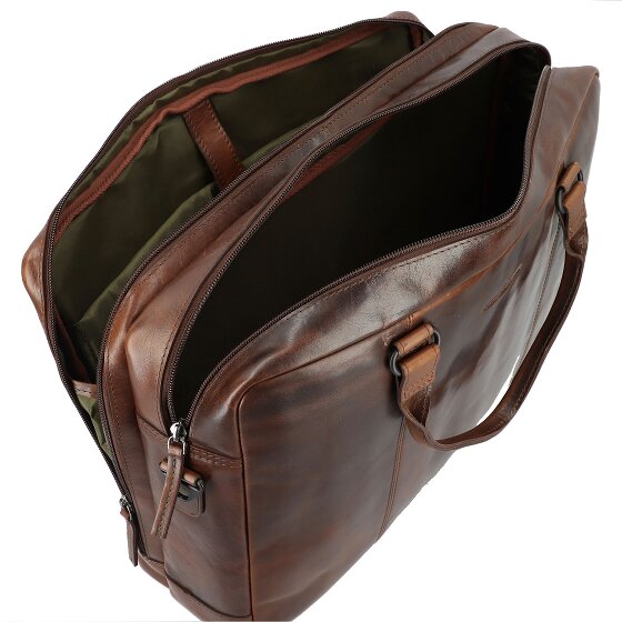 Greenburry Newport Teczka Skórzany 43 cm Komora na laptopa