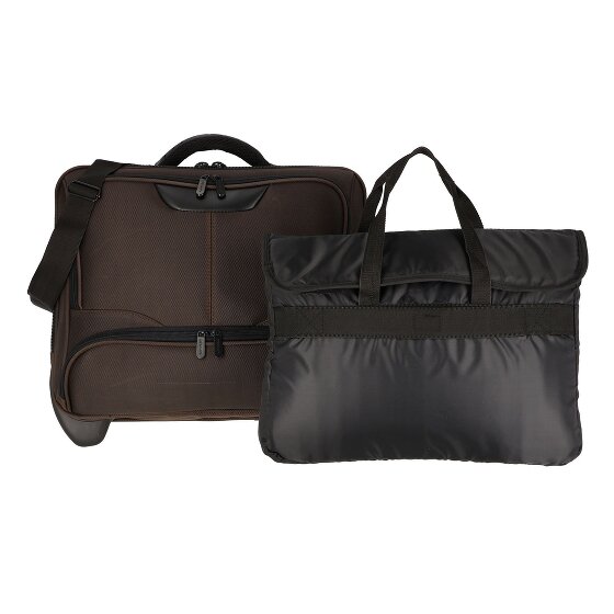 Dermata 2 kółka Walizka biznesowy 41 cm Komora na laptopa