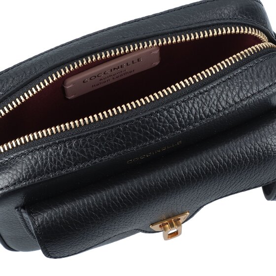 Coccinelle Beat Soft Mini Torba Torba na ramię Skórzany 18 cm