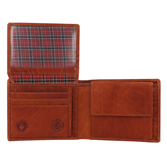 Greenburry House of Norway Portfel Ochrona RFID Skórzany 12 cm